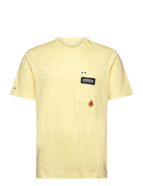 M Remoji Pkt T Adidas Sportswear Yellow