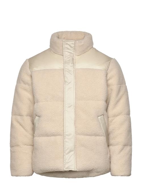 Solid Sdmorgan Pile Puffer Solid Beige