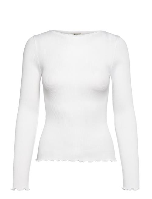 Rmwbalta Ls Regular Boatneck T-Shir RM By Rosemunde White