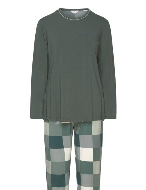 Bamboo Long Sleeve Pyjamas Lady Avenue Green