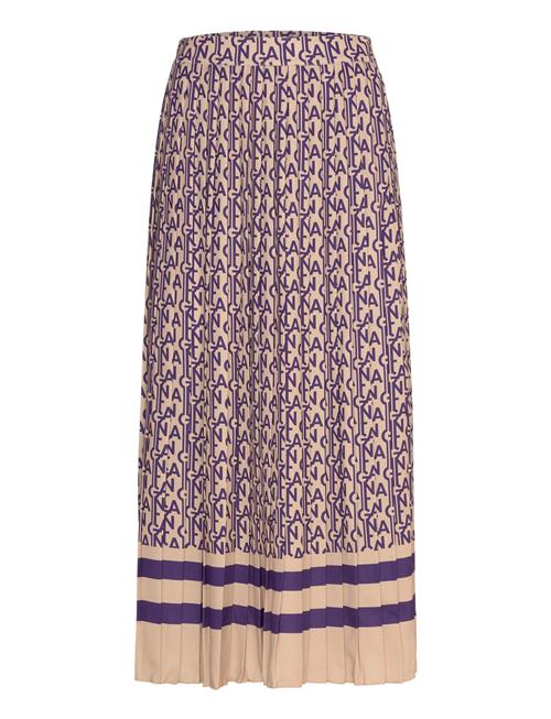 GANT Monogram Print Pleated Skirt GANT Patterned