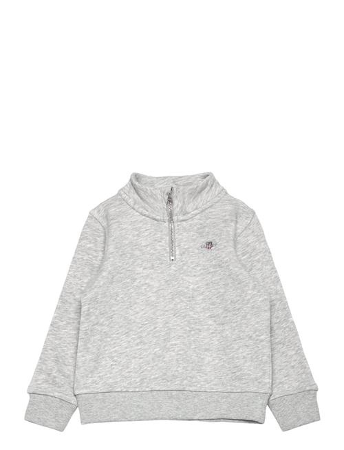 GANT Shield Half Zip Sweat GANT Grey