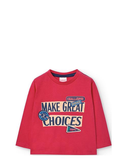 Boboli Knit T-Shirt For Baby Boy -Bci Boboli Red