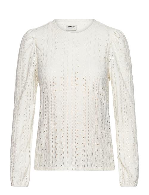 Olmjade L/S Cuff Top Jrs Only Maternity White