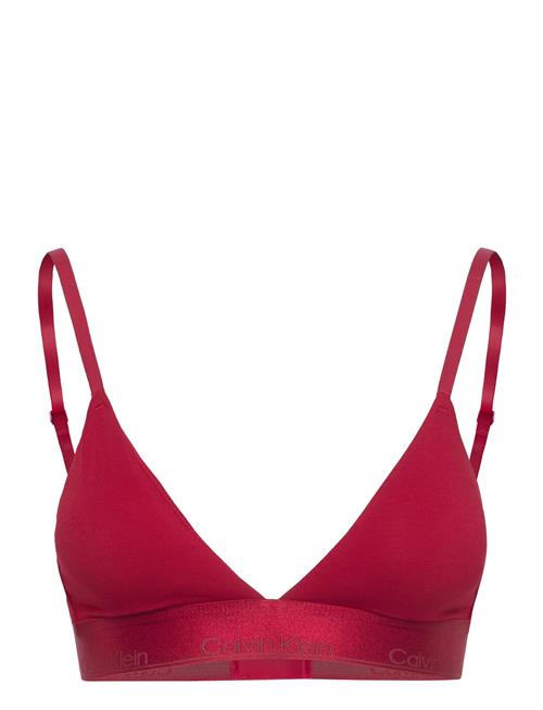 Calvin Klein Lightly Lined Triangle Calvin Klein Red