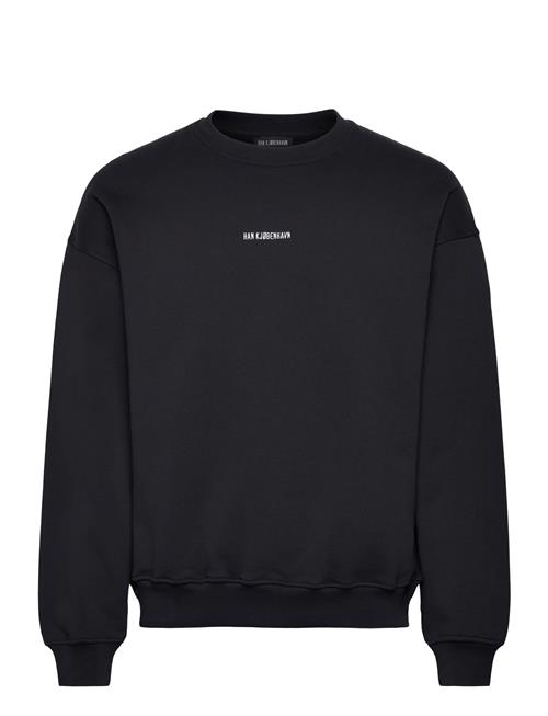 HAN Kjøbenhavn Daily Over D Crew Neck HAN Kjøbenhavn Black