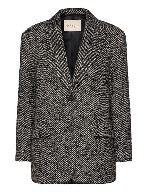 GANT Rel Herringb Blazer GANT Black