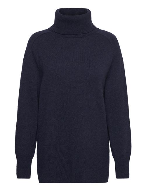 Herringb Detail Rollneck GANT Navy