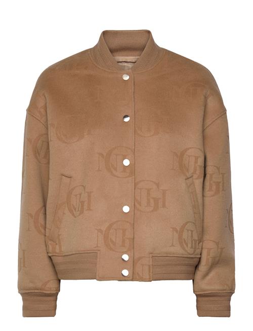 GANT Jacquard Varsity Jacket GANT Beige