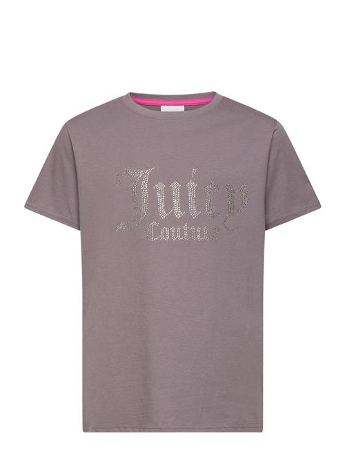 Diamante Fitted Tee Juicy Couture Purple