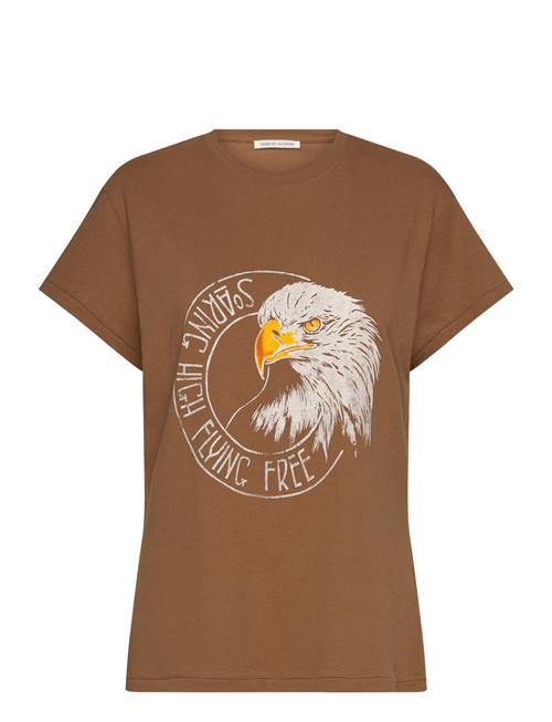 Rabens Saloner Eagle T-Shirt - Ambla Rabens Sal R Brown