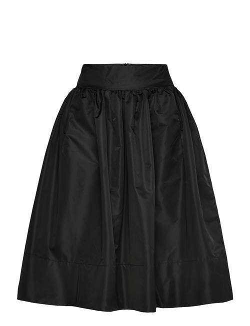 Rabens Saloner Nylon Full Skirt - Silke Rabens Sal R Black