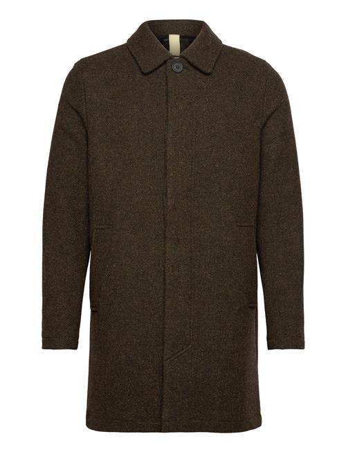 Brixtol Textiles T-Coat Wool Brixtol Textiles Brown