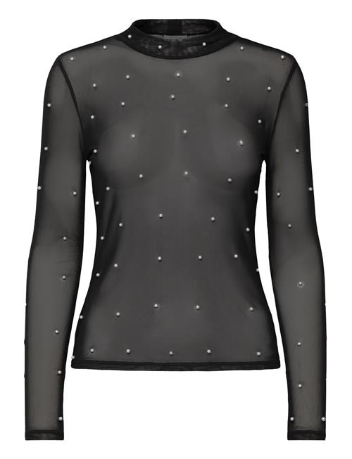 Vila Vibrave L/S High Neck Top/Ka Vila Black