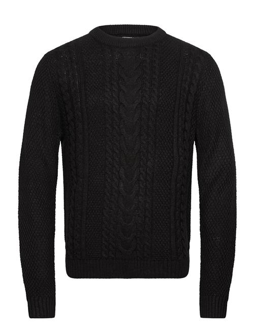 Jack & Jones Jjcraig Knit Crew Neck Aw24 Jack & J S Black