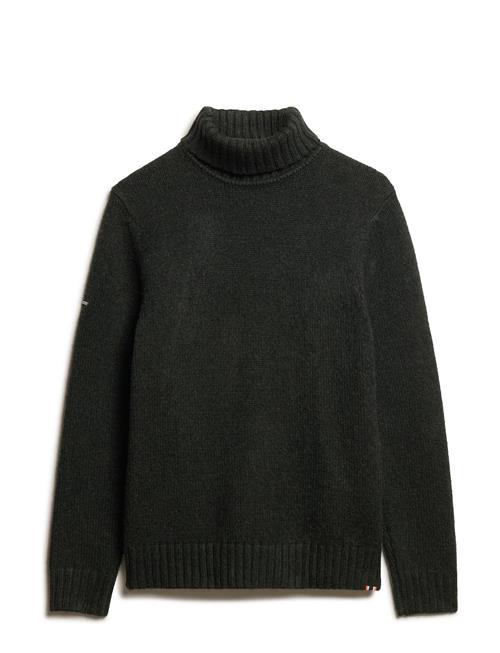 Superdry Brushed Roll Neck Jumper Superdry Black