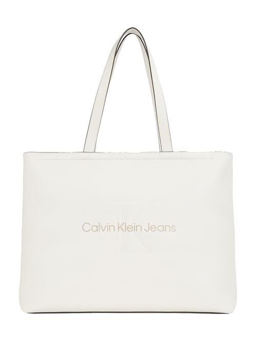 Calvin Klein Jeans Shopper  beige / hvid