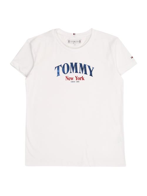 TOMMY HILFIGER Bluser & t-shirts 'VARSITY REGULAR TEE SS'  hvid