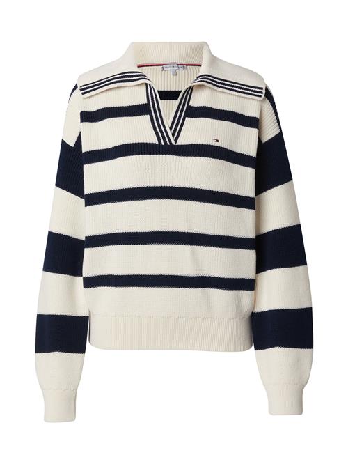 Se TOMMY HILFIGER Pullover  navy / uldhvid ved About You