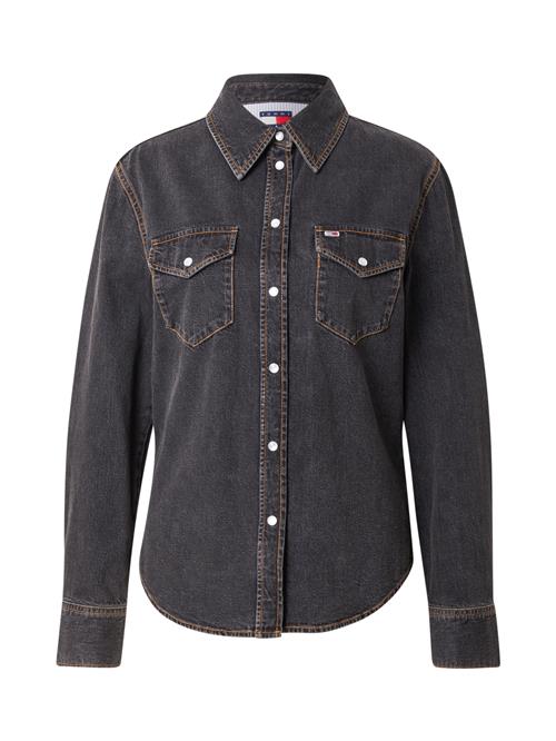 Tommy Jeans Bluse 'Western Shirt'  grey denim