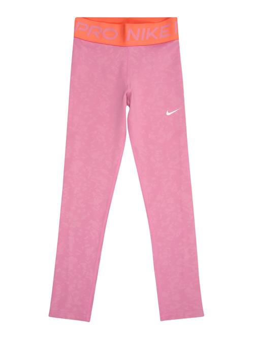 NIKE Sportsbukser 'Pro'  orange / pitaya / hvid