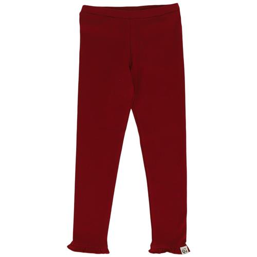 Gullkorn Design Eno Leggings Deep Red | Rød | 98 cm