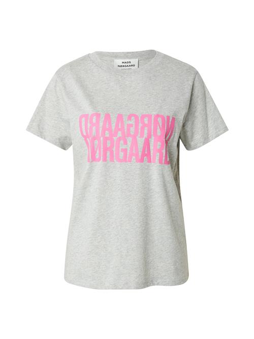 MADS NORGAARD COPENHAGEN Shirts 'Trenda'  grå-meleret / lys pink