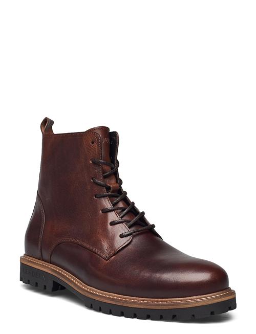 Les Deux Troy Combat Boot Les Deux Brown