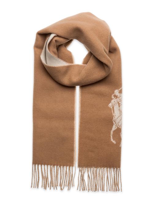 Polo Ralph Lauren Big Pony Wool Scarf Polo Ralph Lauren Brown