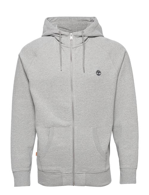 Brushed Back Full Zip Hoodie Timberland Grey