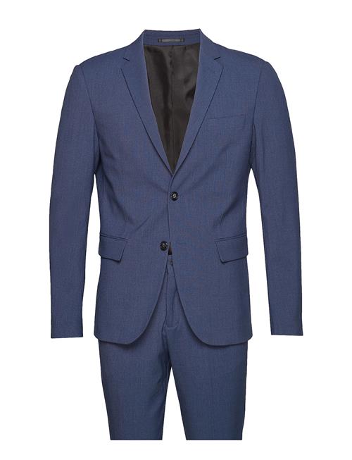 Lindbergh Plain Mens Suit - Normal Length Lindbergh Blue