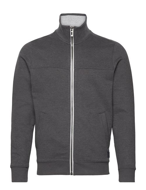 Se Tom Tailor Cutline Sweat Jacket Tom Tailor Grey ved Booztlet