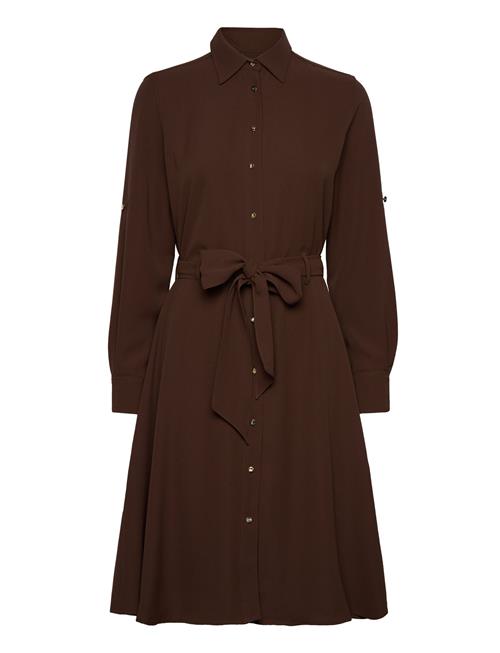 Fit-And-Flare Shirtdress Lauren Ralph Lauren Brown