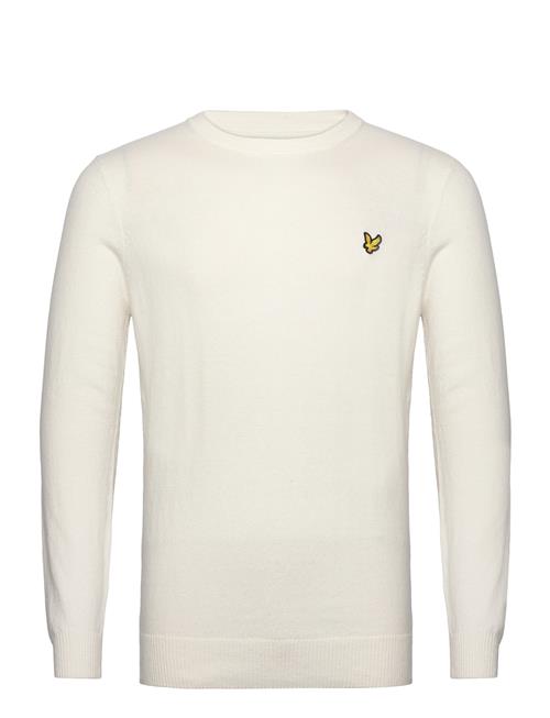 Cotton Merino Crew Jumper Lyle & Scott White