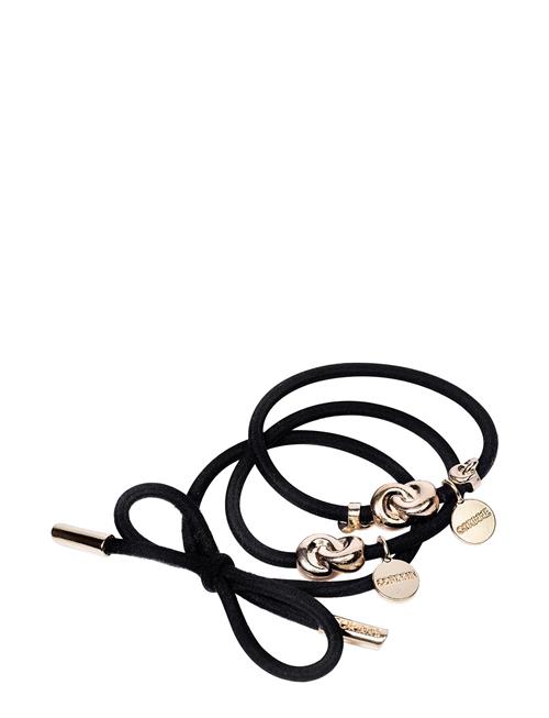 Corinne Hairtie Metal Details 3Pack Corinne Black