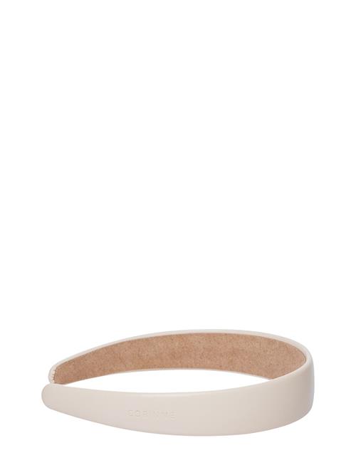 Corinne Vegan Diadem Wide Plain Corinne Cream