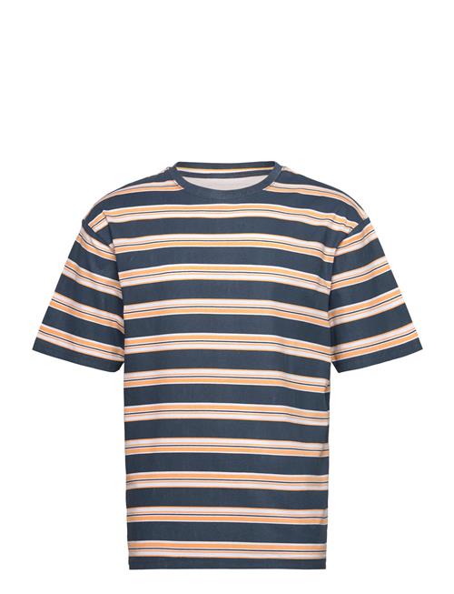 Dp Boxy Stripe T-Shirt Denim Project Navy