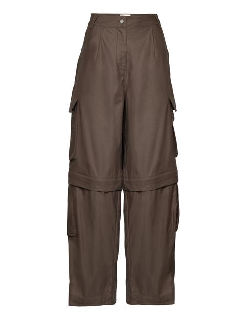 Se HOLZWEILER Ebba Cargo Trousers HOLZWEILER Khaki ved Booztlet