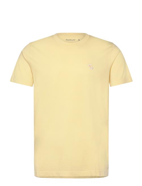 Abercrombie & Fitch Anf Mens Knits Abercrombie & Fitch Yellow