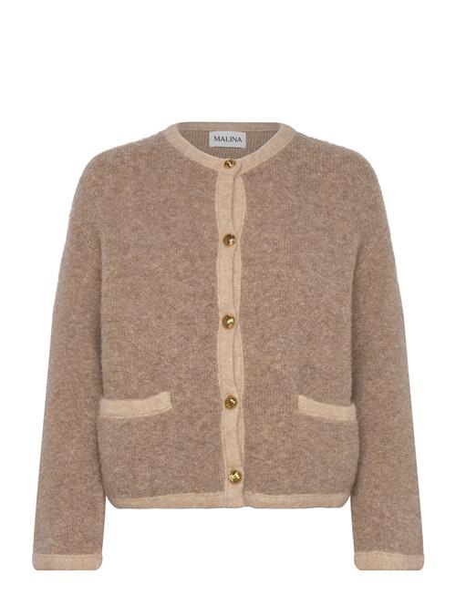 Malina Carly Wool Blend Cardigan Malina Beige