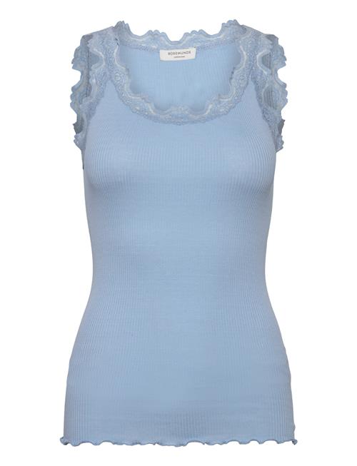 Rosemunde Rwbabette Sl U-Neck Long Lace Top Rosemunde Blue