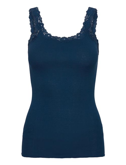 Rosemunde Rwbabette Sl Deep Back Lace Top Rosemunde Blue