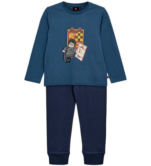 LEGO® Wear LEGO® Harry Potter Nattøj - LWAris 710 - Middle Blue m. Print