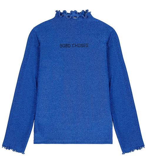 Bobo Choses Bluse - Turtle Neck - Navy Blue m. Glimmer