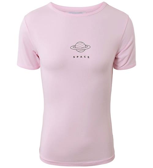 Se Hound T-shirt - Basic - Light Pink m. Print ved KidsWorld