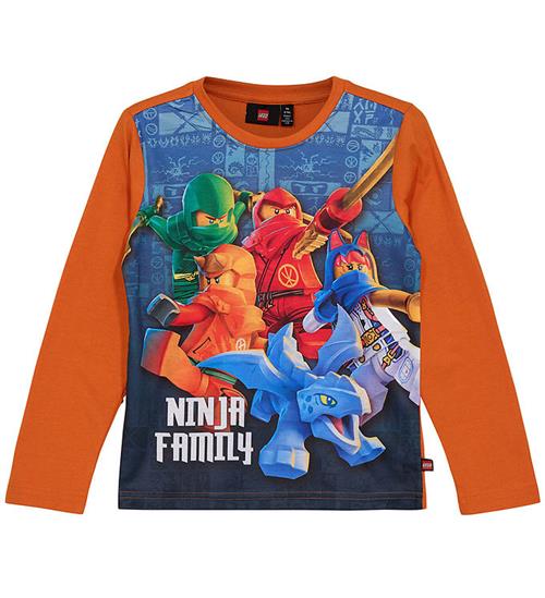 LEGOÂ® Wear LEGOÂ® Ninjago Bluse - LWTano 701 - Dark Orange m. Print