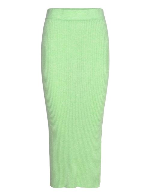 Davida Cashmere Rib Skirt Davida Cashmere Green