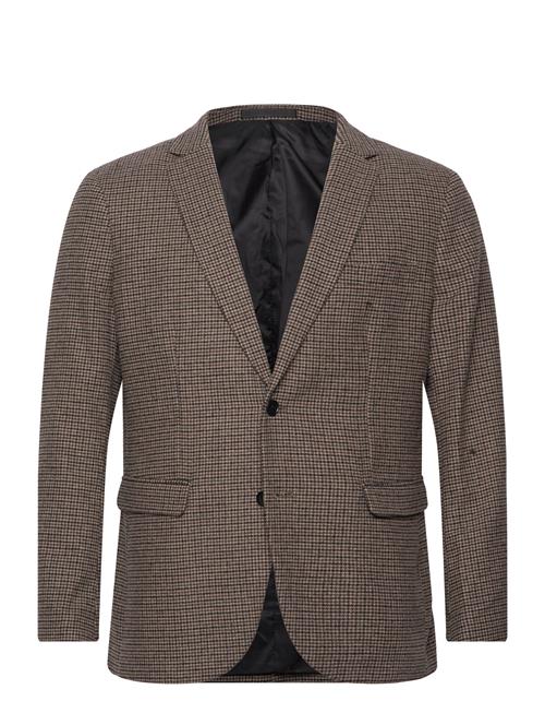 Selected Homme Slhslimdan Flannel Blazer O Selected Homme Beige