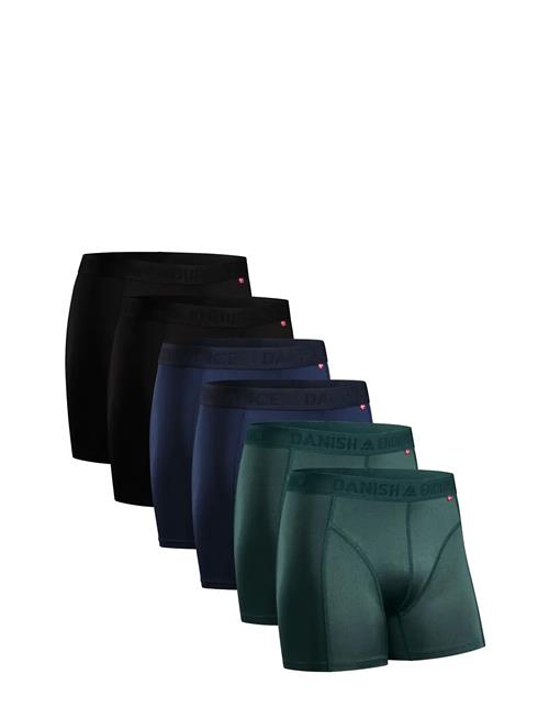 Danish Endurance Men's Sports Trunks 6-Pack Danish Endurance Patterned