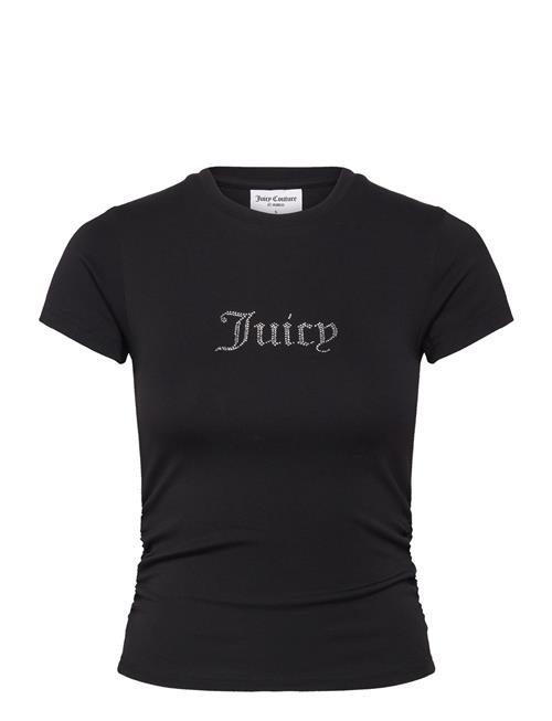 Juicy Couture Dot Ruched Tee Juicy Couture Black